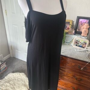 VENUS Black Strapless Dress